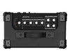 AROMA 15W Portable Guitar Amplifier Multi Distortion Clean Tones Bass Treble Control Bluetooth Built-In Battery Black TM-15-BLK 