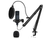 Precision Audio USB Recording Microphone Kit Live Stream Podcast Meeting Gaming USBMIC2KIT 
