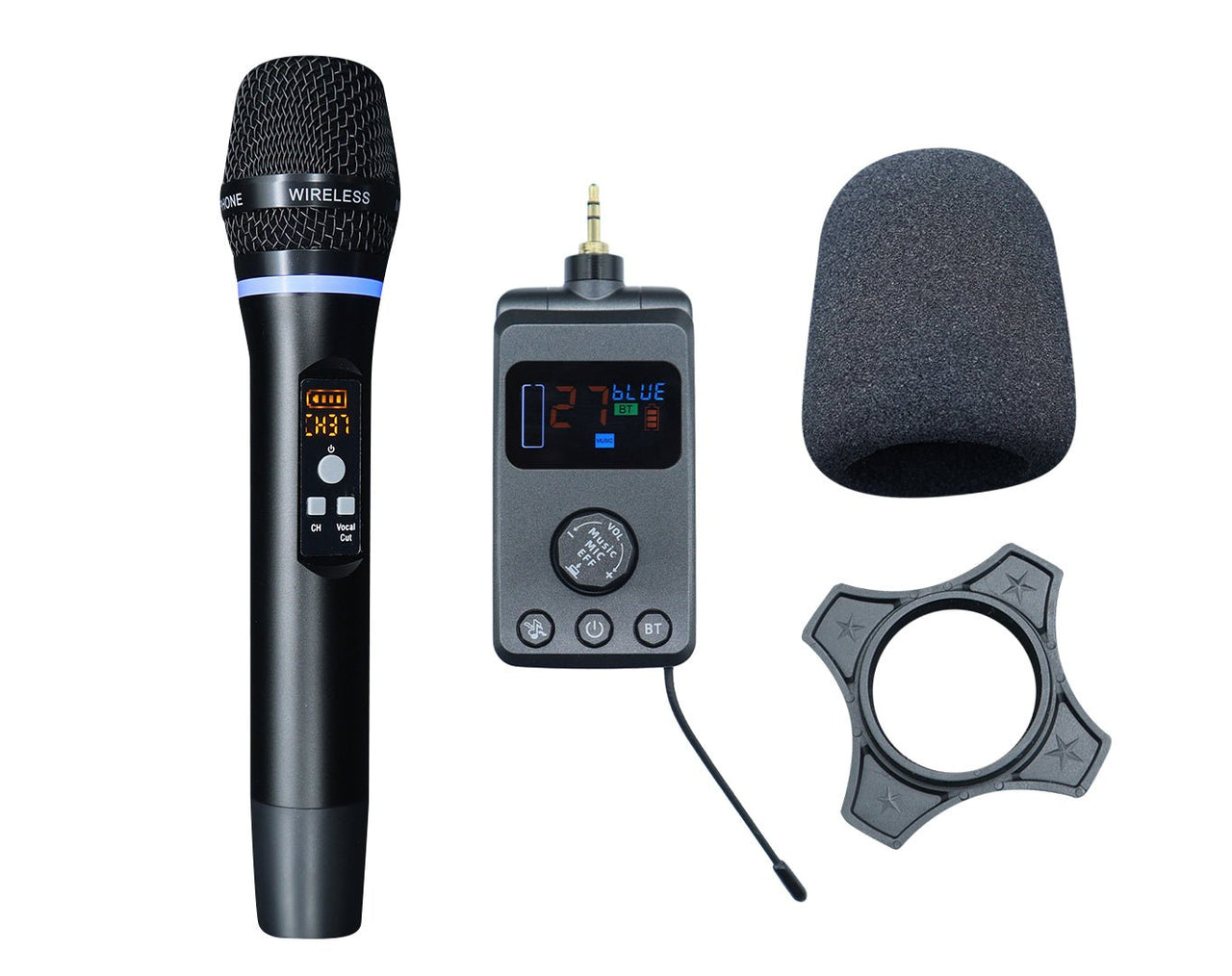 Precision Audio Multi-Channel Wireless Microphone & Receiver Bluetooth WM18