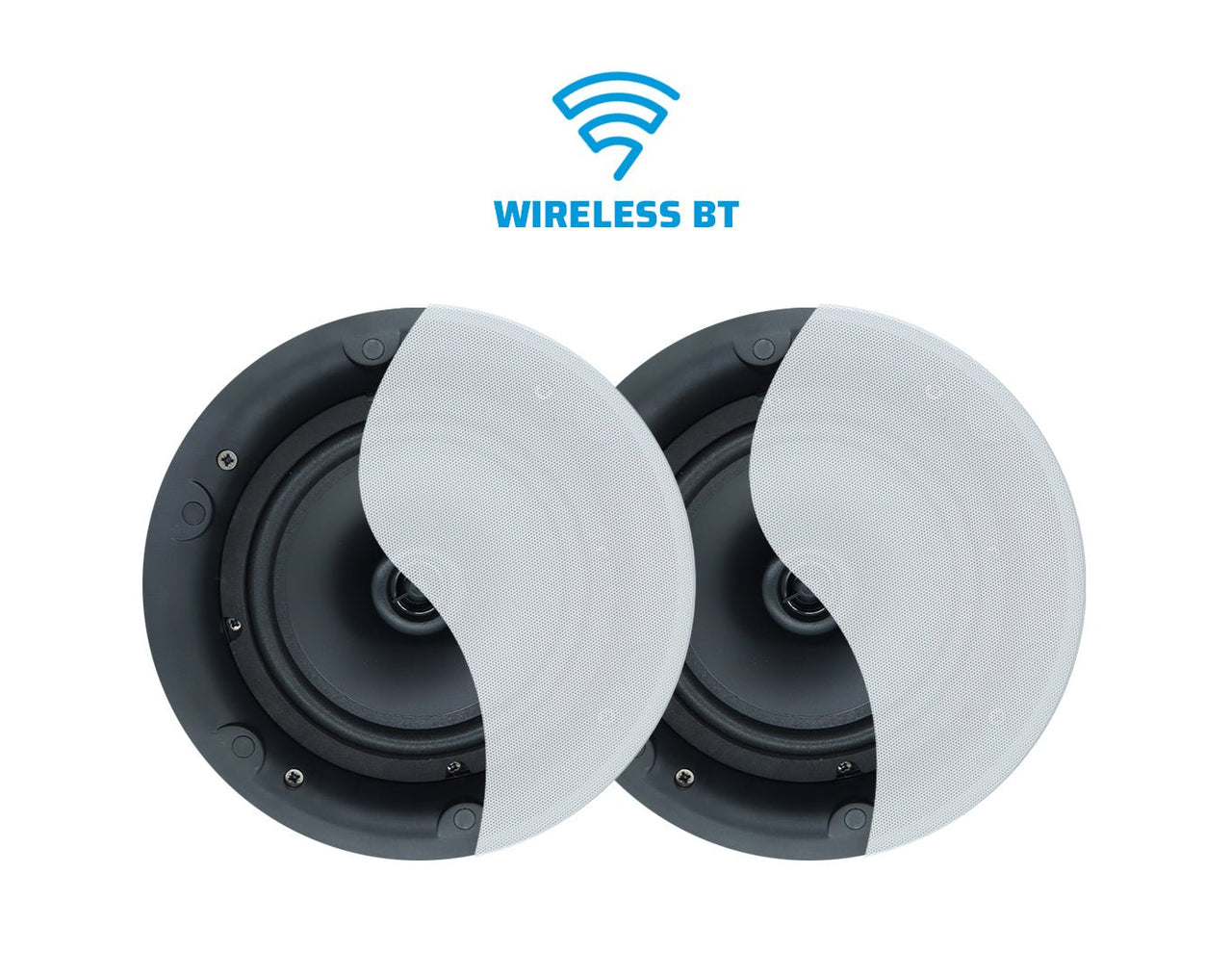 Weconic 6.5" Twin Rimless Bluetooth Ceiling Speaker System WB630