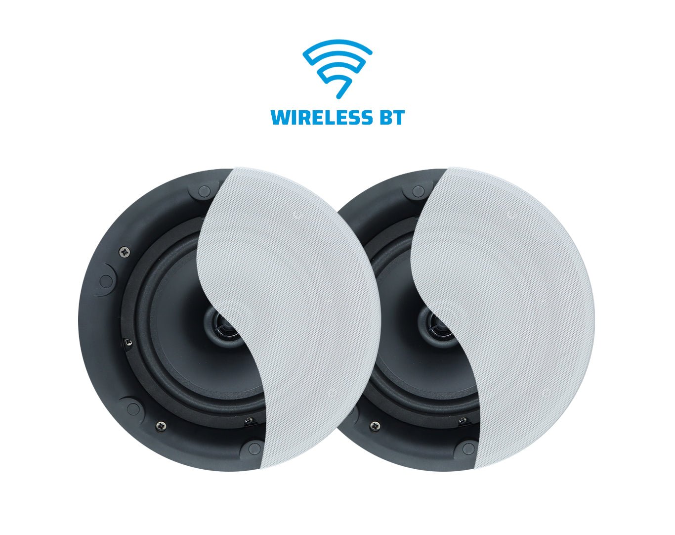 Weconic 6.5" Twin Rimless Bluetooth Ceiling Speaker System WB630