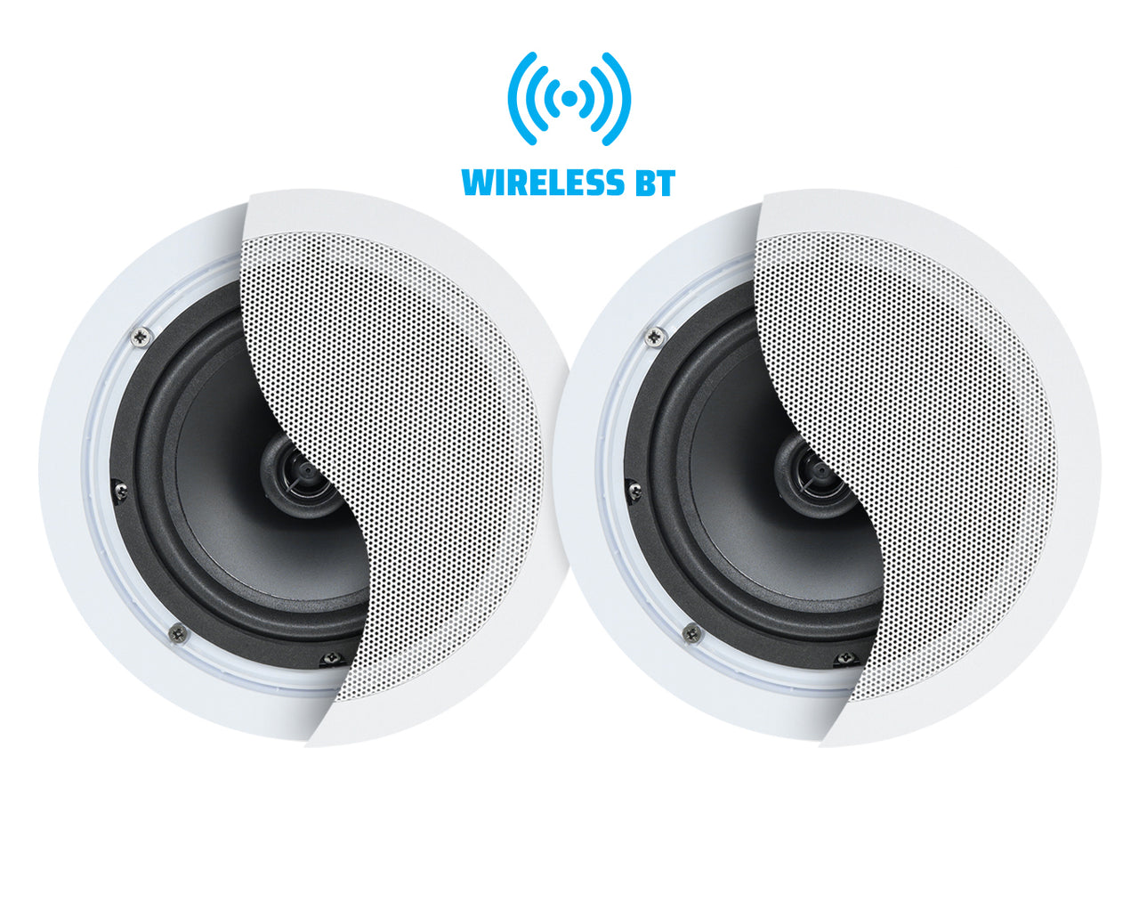 6.5" Bluetooth Ceiling Speakers 60W Pair WB620