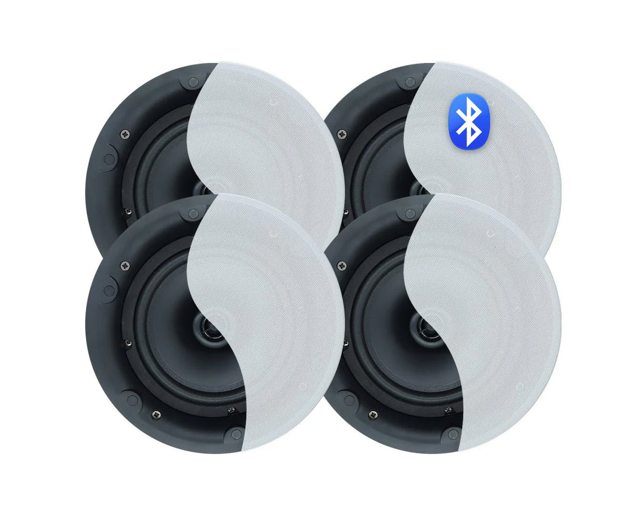Weconic 6.5" Rimless Bluetooth Ceiling Speaker Package 4 Pack WB650