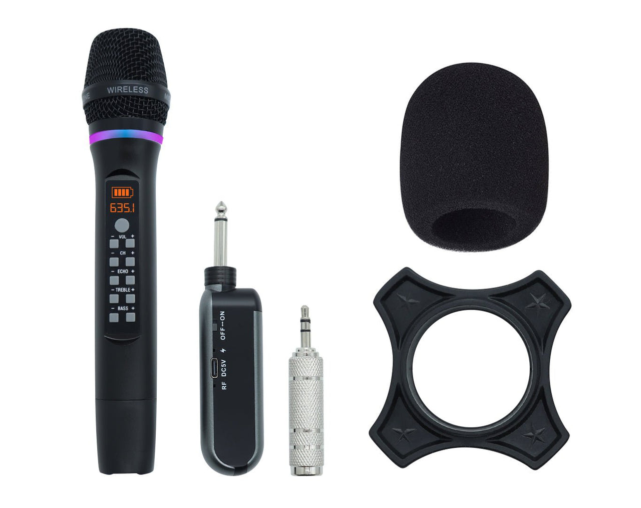 Single Wireless Dynamic Microphone With Receiver WM16