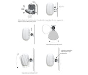 Bluetooth Amplifier + 12x6.5" Outdoor Wall Speakers Cafe 176C+6xWTP660WHT 