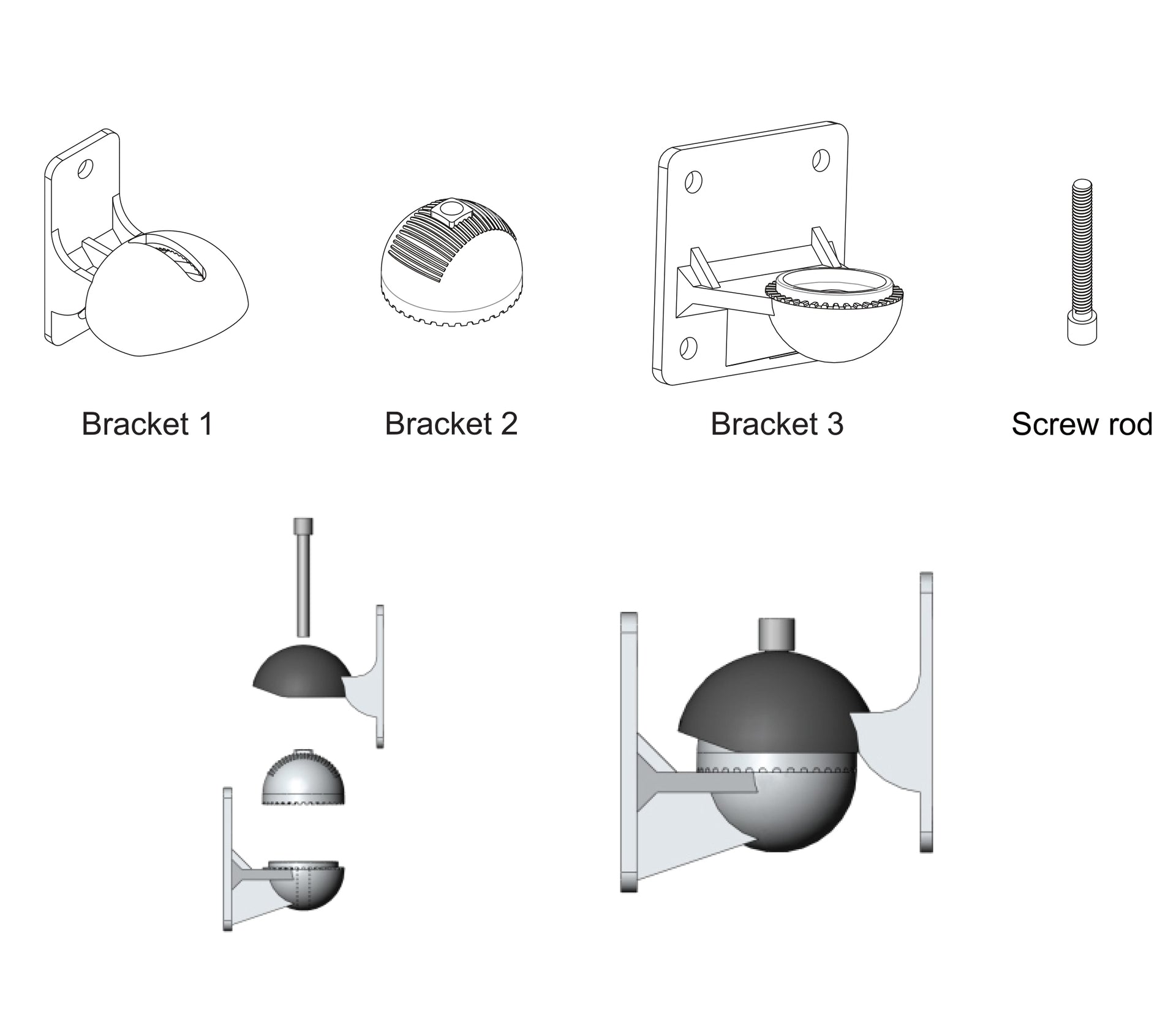 Bluetooth Amplifier + 8x6.5" Outdoor Wall Speaker Package Cafe 174C+4xWTP660BLK 