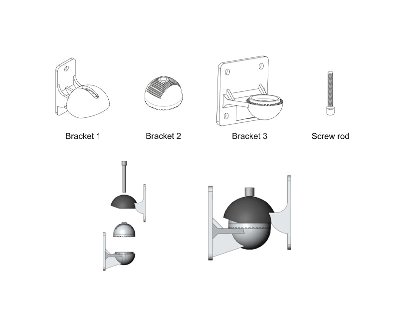 Weconic Indoor Outdoor Ceiling Speaker Package Bluetooth Amplifier 176C+4xLGC63+2xWTP660
