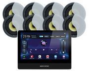 Weconic 10" Touchscreen Wall Amplifier with 6" Ceiling Speaker Package