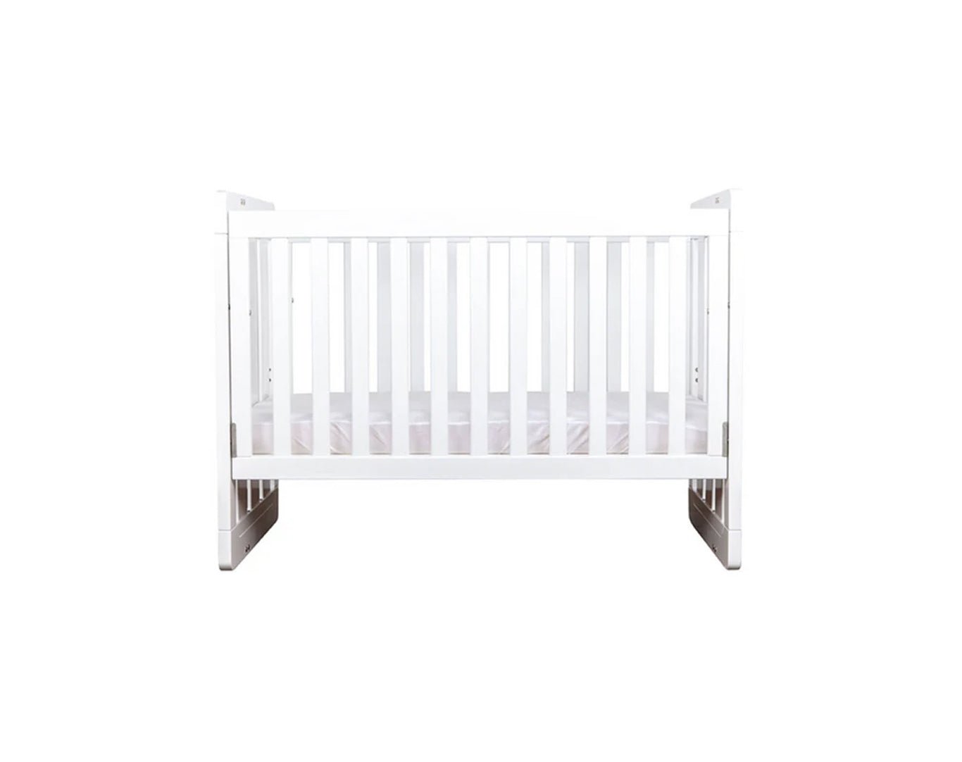 Grotime Rollover Trend Cot White Baby Bed with Mattress WW69