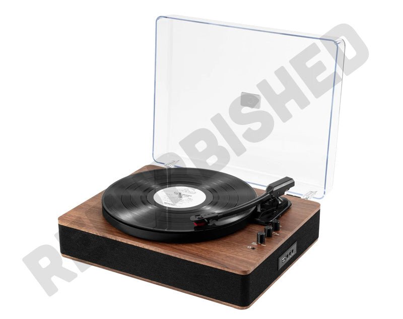 FLEA MARKET *REFURBISHED* Bluetooth Record Player Walnut FMTTBTWAL1 