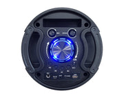 Bluetooth Party Speaker with FM Radio Flashing Lights Remote Control FT008 ZQS62 