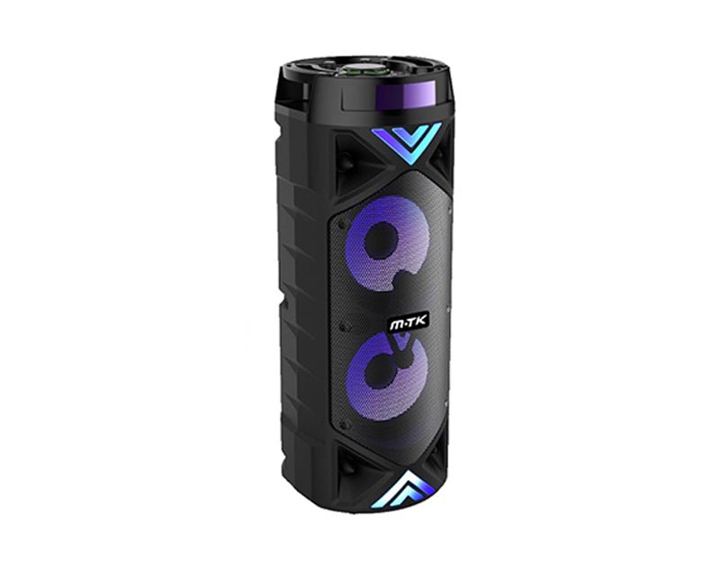 Bluetooth Party Speaker with FM Radio Flashing Lights Remote Control FT008 ZQS62 