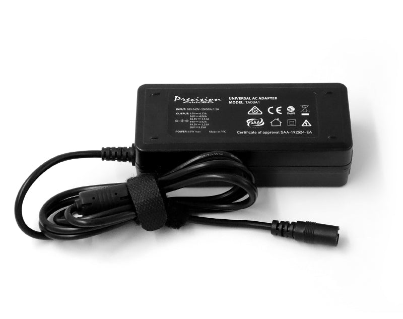 Precision Audio Universal Laptop Charger 8 Tips 65W TA06A1 