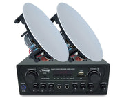 Bluetooth Amplifier + 2x8" Ceiling Speakers Cafe Restaurant 172C+LGC83 