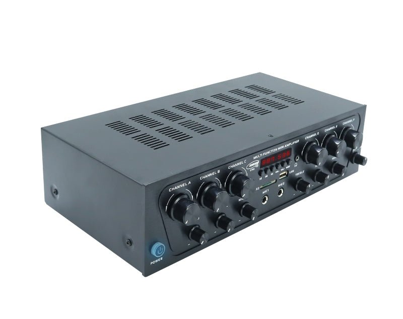 480W Bluetooth Amplifier 6 Channel Multi Zone 176C 