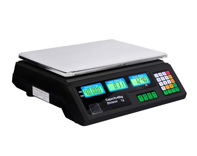 Electronic LCD Digital Kitchen Scale KITSCALE Black