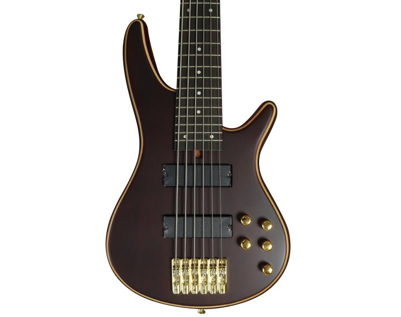 Weconic 6 String Electric Bass Guitar Maple Neck Mahogany Body Chrome Machine Heads WB6 