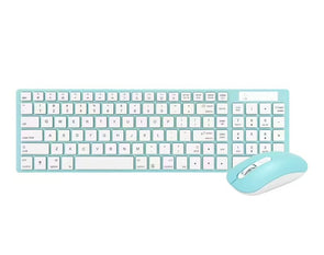 ANDOWL Slim Wireless Keyboard & Mouse Combo QWERTY Windows MacOS 2.4Gz Office School Study ANDOWLKEYBOARD+MOUSE 
