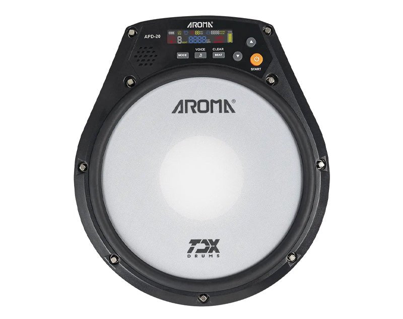 Aroma Digital 8" Drum Practice Pad Mesh Head Metronome Speed Trainer APD20