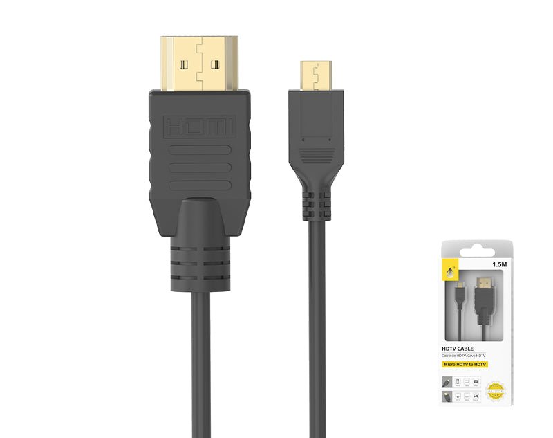 1.5m HDMI to Micro HDMI Cable AM-DM HDMI AU206