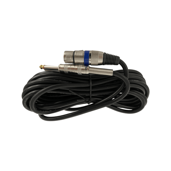 Precision Audio Wired Microphone 5m Lead XLR to 1/4" Jack WG-198 
