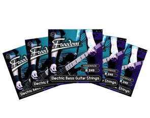 Freedom Electric Bass Guitar Strings Medium Gauge B249-5PK 