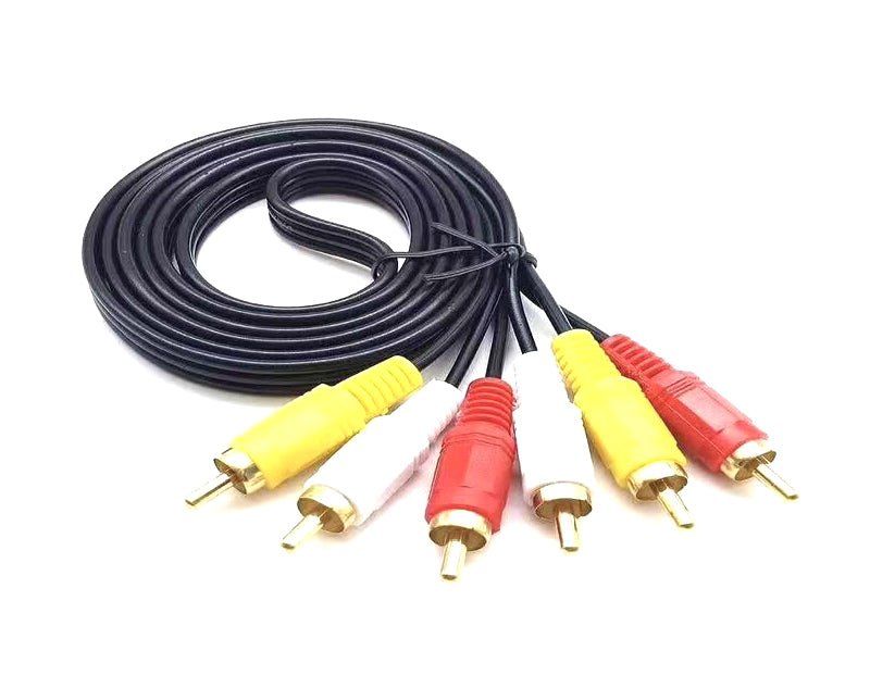 3RCA to 3RCA AV Audio Video Cable 1.5m/7.5m 3RCA 