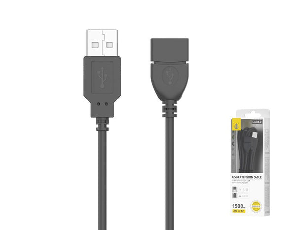 Moveteck USB Extension Cable 1.5m Male to Female Extender Adaptor B5333 