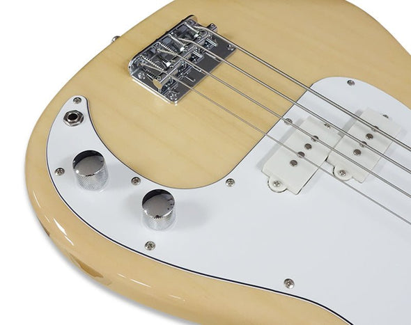 Freedom 4 String Bass Guitar Solid Alder Body Volume Tone Control BP100 