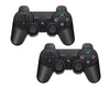 Twin Pack Bluetooth PS3 Style Wireless Controller Black Blue PS3813BT-X2 