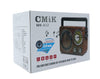 CMIK Portable Retro AM FM SW3 Radio Bluetooth Speaker USB TF Rechargeable Battery MK-612 