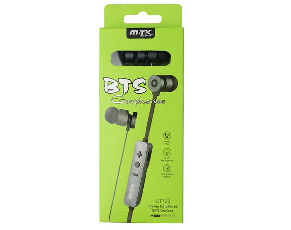 Bluetooth Wireless Earphones V4.2 Rechargeable Battery CT723 