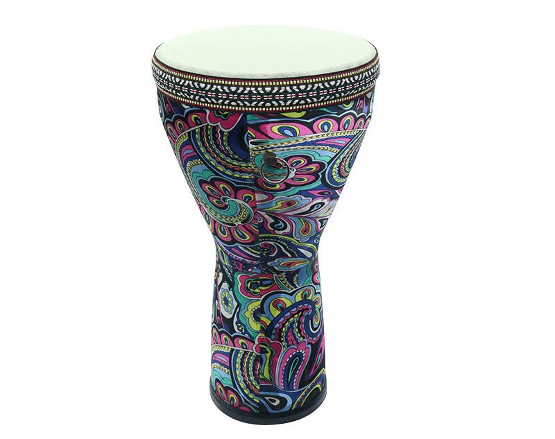 Freedom 8" African Djembe Hand Drum Padded Case Teal & Purple WMA816-PUR 