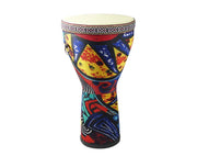 Freedom 8" African Djembe Hand Drum Padded Case WMA816 Red & Yellow