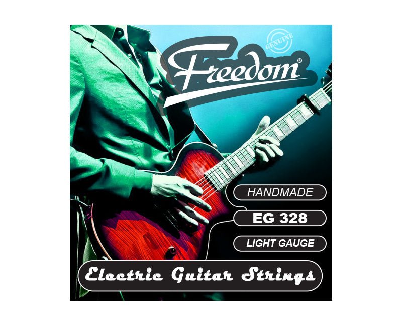 Freedom 10 Pack Electric Guitar Strings - Light Gauge EG328-10Pk 