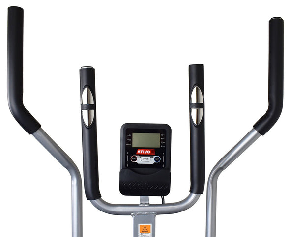 Elliptical Cross Trainer LCD Screen Anti-Slip Pedals Adjustable Seat CROSSTRAINER 