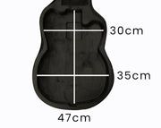 Freedom Formed Electric Guitar Case Hard Padded 101cm Straps FCE01 
