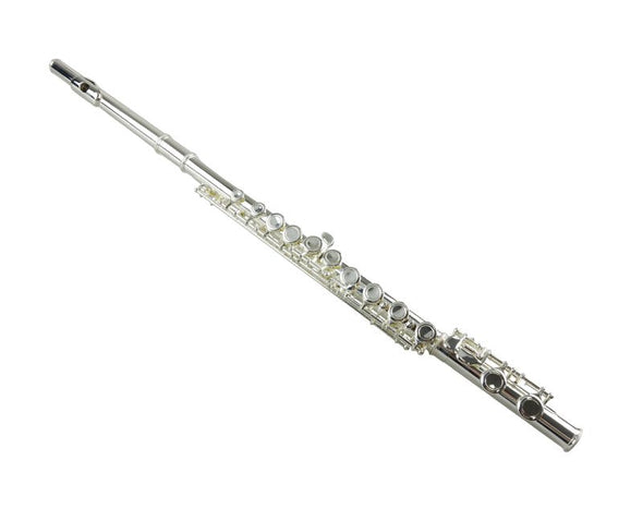 16-Key C Flute Nickel Plated Student Beginner Hard Case 1910FL 
