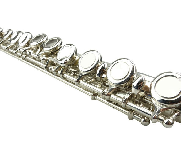 16-Key C Flute Nickel Plated Student Beginner Hard Case 1910FL **REFURBISHED** 