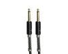 Precision Audio 5 Pack 1/4" To 1/4" 6.35mm Deluxe Coil Studio Guitar Lead Straight to Straight GLEADC10 10m 
