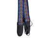 Freedom Guitar Strap Red White Blue Pattern Electric Acoustic Buckle Adjustable GSTRAP3-HT107 