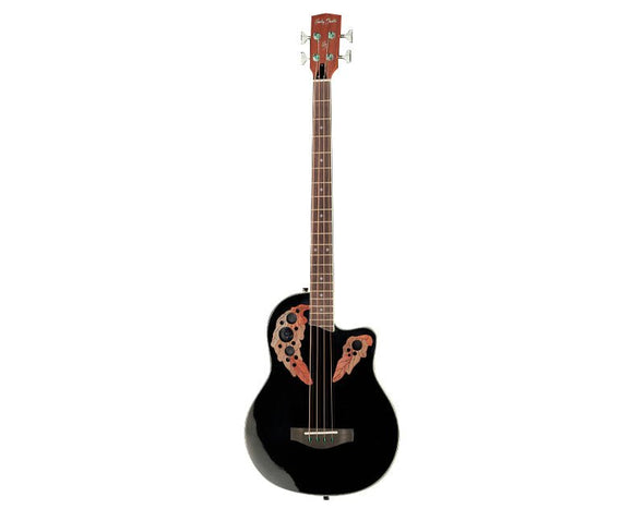 47" Jumbo Acoustic Bass Guitar Spruce Sapele EQ Equaliser JBO Black