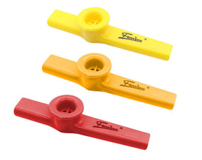 Freedom Pack of 3 Kazoo Whistle Mouth Flute Kids Party Sound Effect Busking Performer Red Orange Yellow KA1-RED-ONG-YEL 