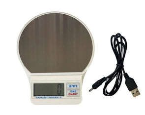 Digital Kitchen Scale Backlit LCD Display Weighing Modes Tare Function Touch Screen HY26 