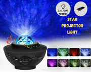 LED Star Ocean Projector Galaxy Lamp Night Light Bluetooth Kids Baby Room Remote Control STARRAY PROJECTOR LIGHT 