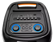 Precision Audio 600W Portable Karaoke Speaker Bluetooth Twin Wireless Microphones LG1200 