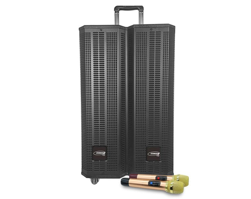 Precision Audio 800W Portable Karaoke Machine Bluetooth Party Speaker Tower LG1516 