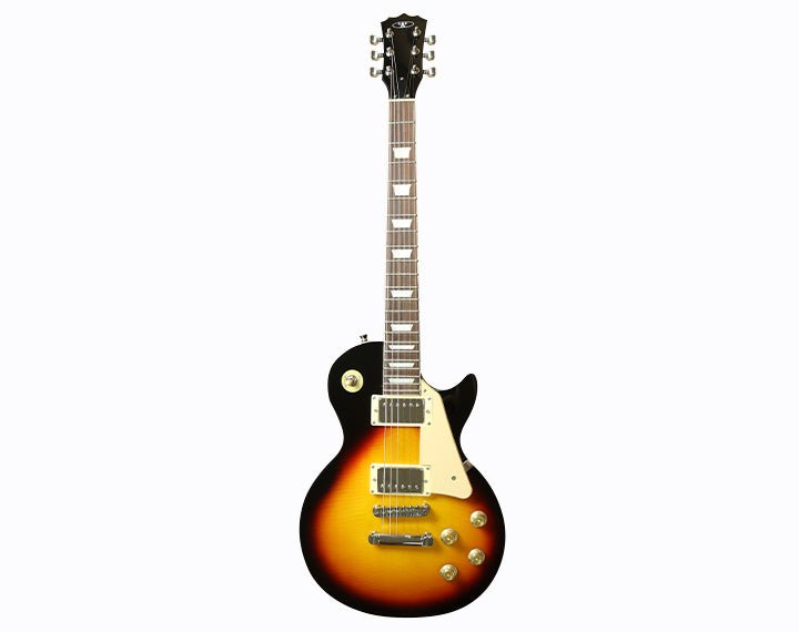 Freedom Full Size Electric Guitar 6 String Mahogany Sunburst LPTSB 
