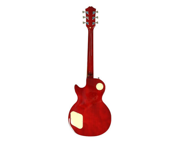 Freedom Full Size Electric Guitar 6 String Mahogany Sunburst LPSUNB 