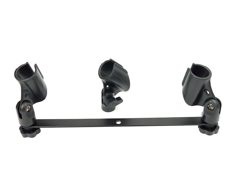 Precision Audio Three Microphone Holder Clip-On Adjustable Stand M22 